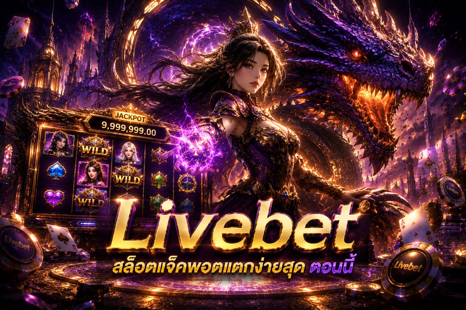 Livebet สล็อตแจ็คพอตแตกง่ายสุด ตอนนี้