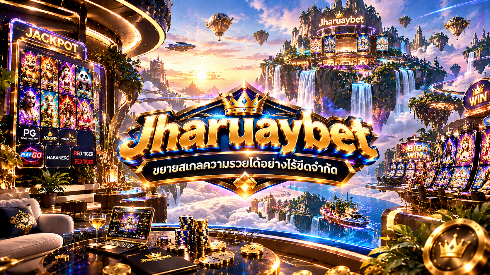 Jharuaybet ขยายสเกลความรวยได้อย่างไร้ขีดจำกัด