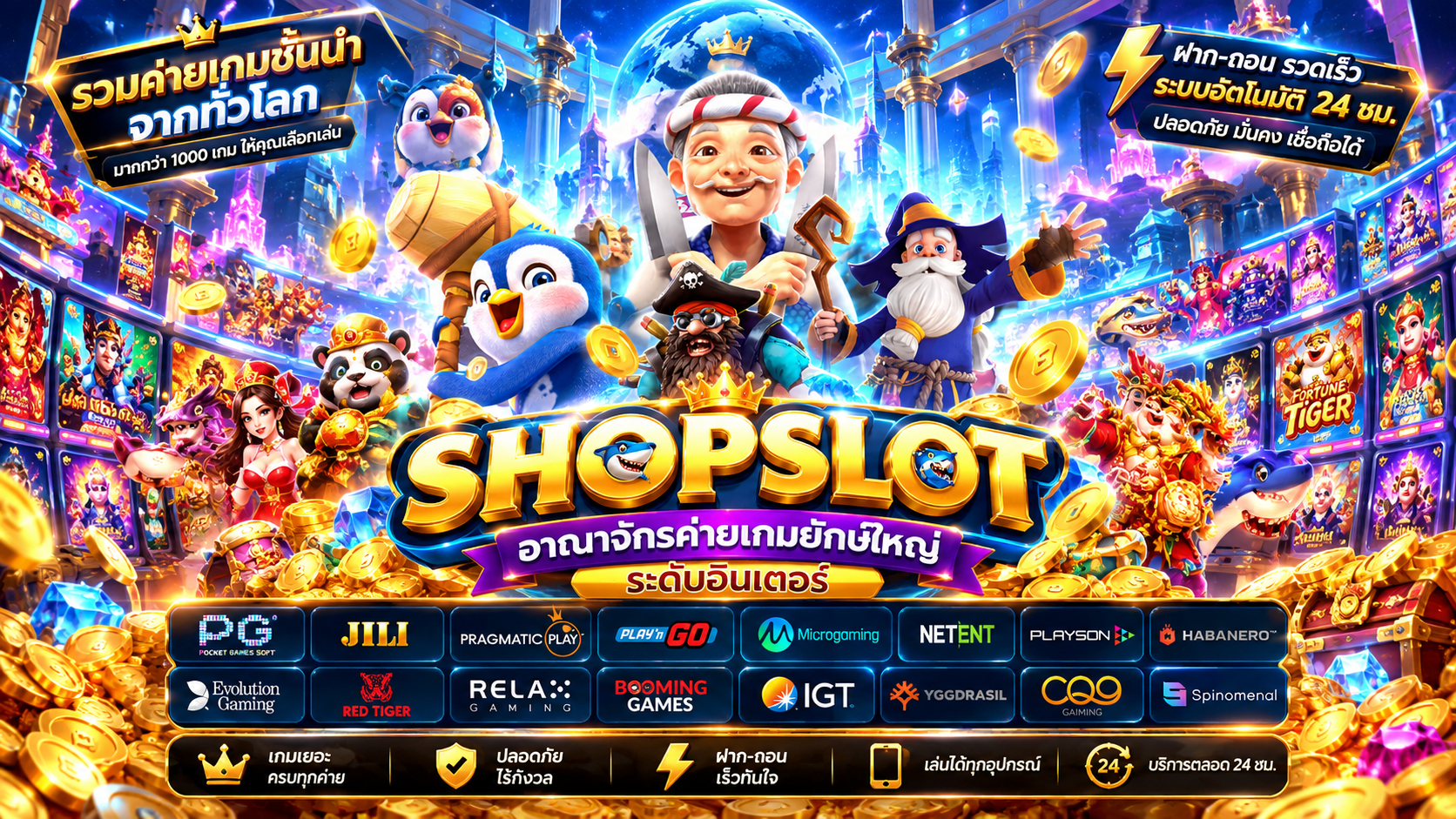 มองหาผลกำไรต้อง shopslot รวมสล็อตออนไลน์ แตกง่าย ล่าโบนัสก้อนใหญ่ ระบบสล็อตเว็บตรง ไม่ผ่านเอเย่นต์ ฝากถอน AI ออโต้ ได้เงินเร็ว สมัครฟรี